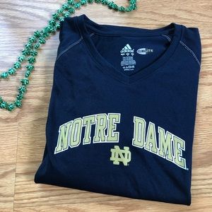 ADIDAS ☘️ Climalite Notre Dame Pullover ☘️